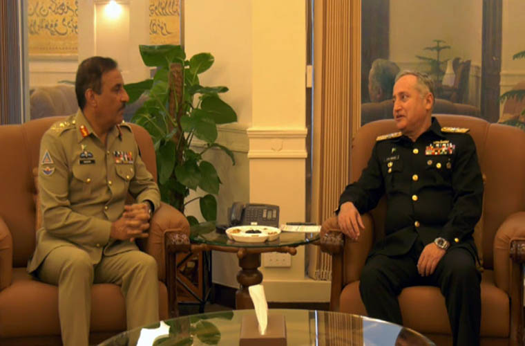 CJCSC General Nadeem Raza visits Naval Headquarters today