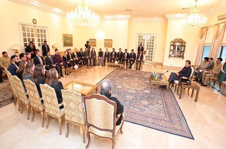 PM Imran Khan tells US university delegation on Indian govt RSS ideology