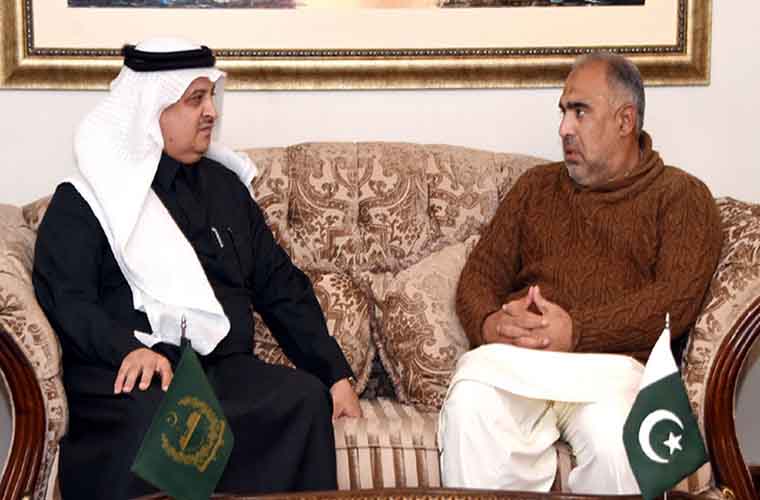 Saudi ambassador meets Speaker National Assembly