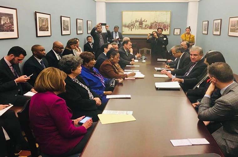 FM Qureshi calls for strengthened Pakistan US legislative bodies linkages