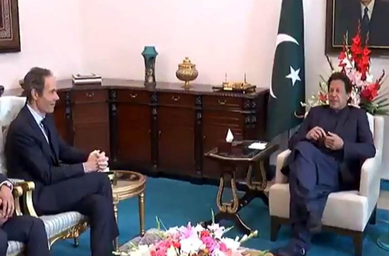CEO Pepsi Eugene Willemsen meets Prime Minister Imran Khan