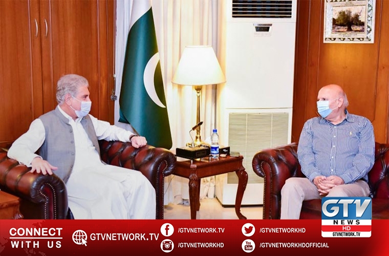 Punjab Governor meets Foreign Minister Shah Mahmood Qureshi