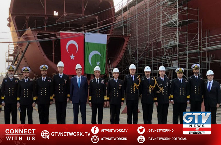 Pakistan Naval Chief calls on Commander Turkish Fleet in Golcuk