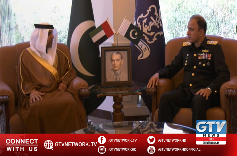 UAE Ambassador meets Pakistan Naval Chief in Islamabad