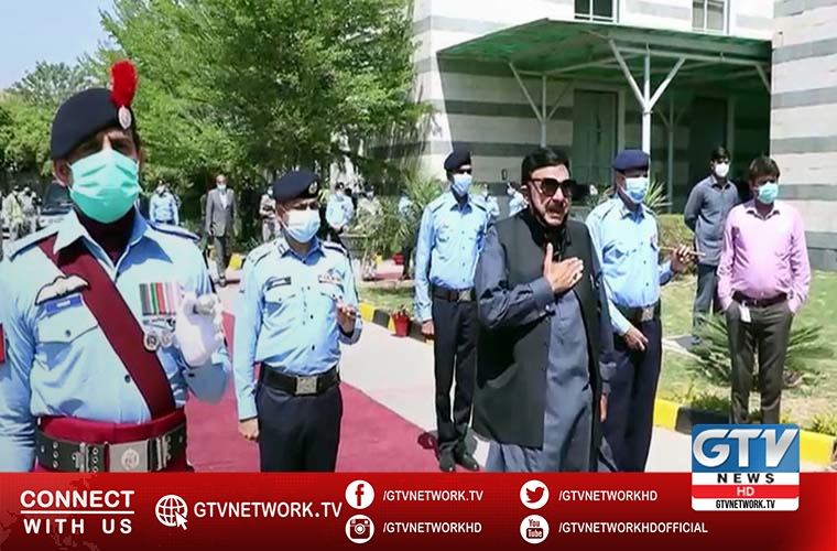 Interior Minister Sheikh Rashid visits Safe City project in Islamabad