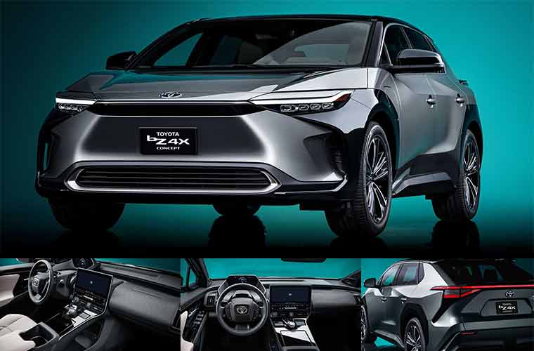 Toyota unveils bZ4X electric SUV without specs, coming next year
