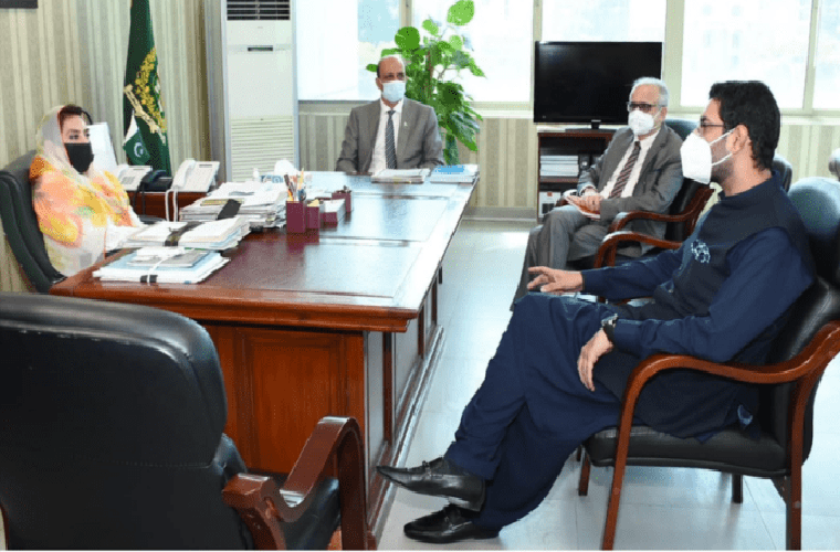 FIFA normalization committee member calls on Minister Fehmida Mirza