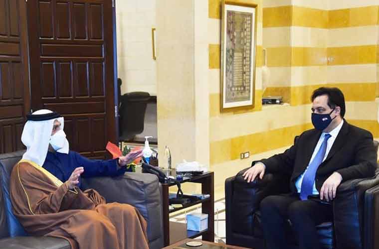 Hassan Diab Meets Qatari Minister of State for Energy Affairs