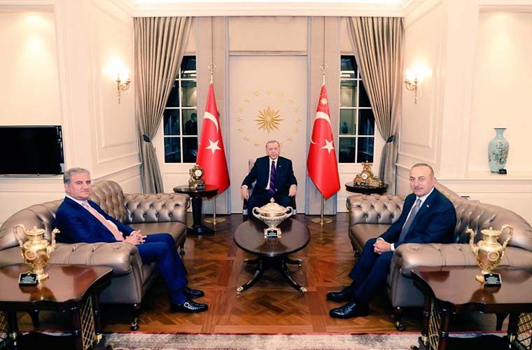 President Erdogan lauds Pakistan unflinching support to Palestinian people