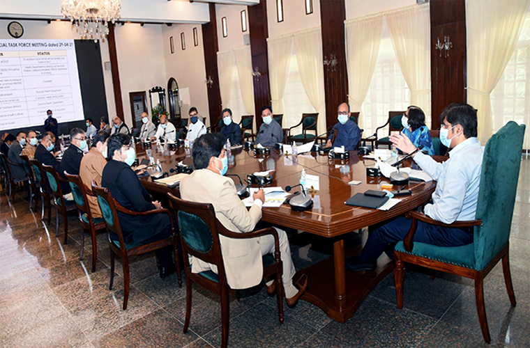 Sindh Task Force on Coronavirus for SOPs implementation in Karachi and Hyderabad