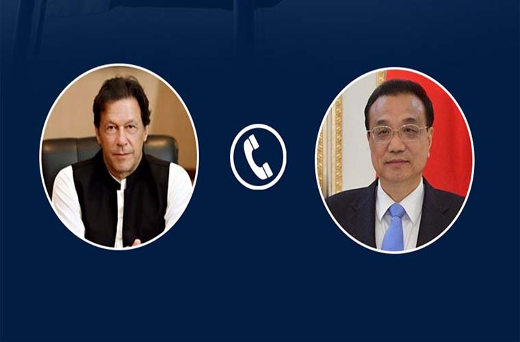 Prime Ministers of Pakistan and China converse on 70th anniversary of ties