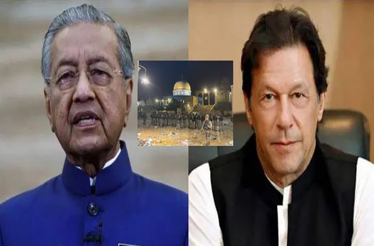 Prime Minister Imran Khan condemns Israeli airstrikes on Gaza 