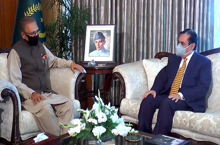 NAB chairman calls on President Dr Arif Alvi