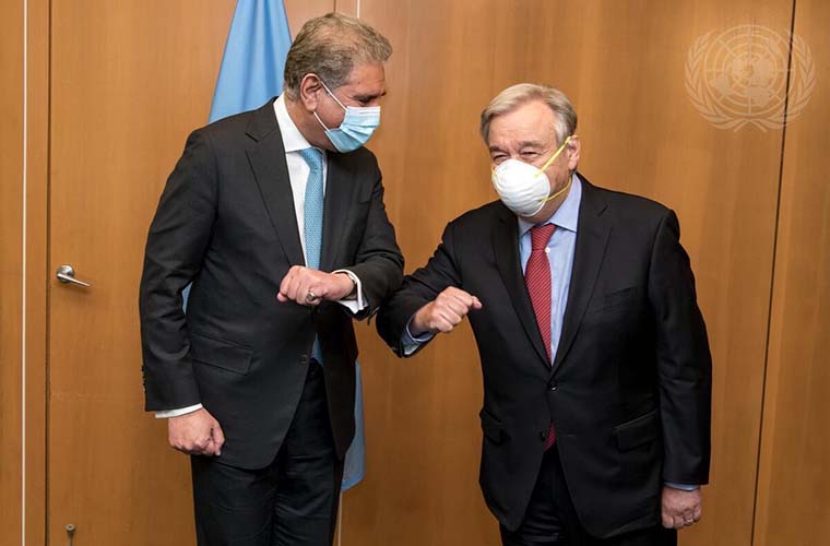 Pakistan FM urges UN secretary general to help resolve Kashmir dispute