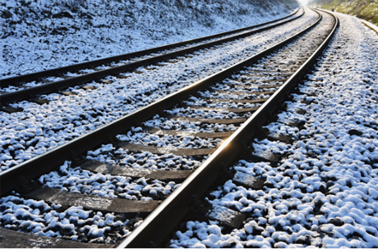 Train operation restored from the up track following rescue operation