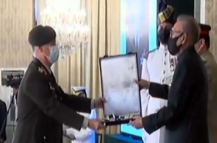 Nishan e Imtiaz Military conferred upon Turkish Land Forces Commander