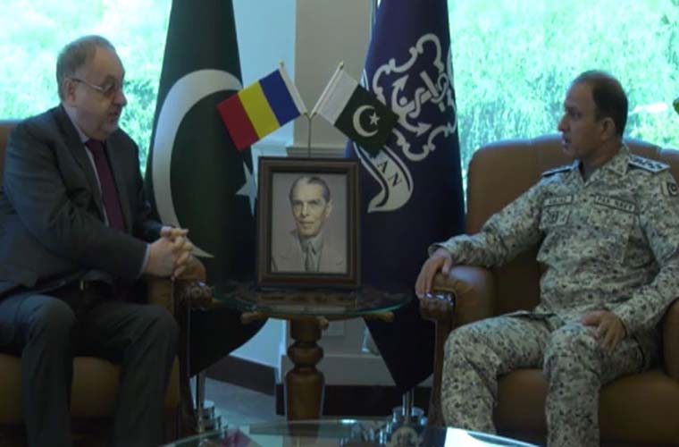 Ambassador and CNS discuss Pakistan Romania ties and regional security