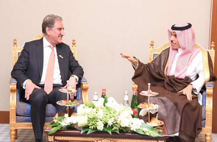 Foreign Minister Shah Mahmood Qureshi meets Saudi counterpart in Riyadh