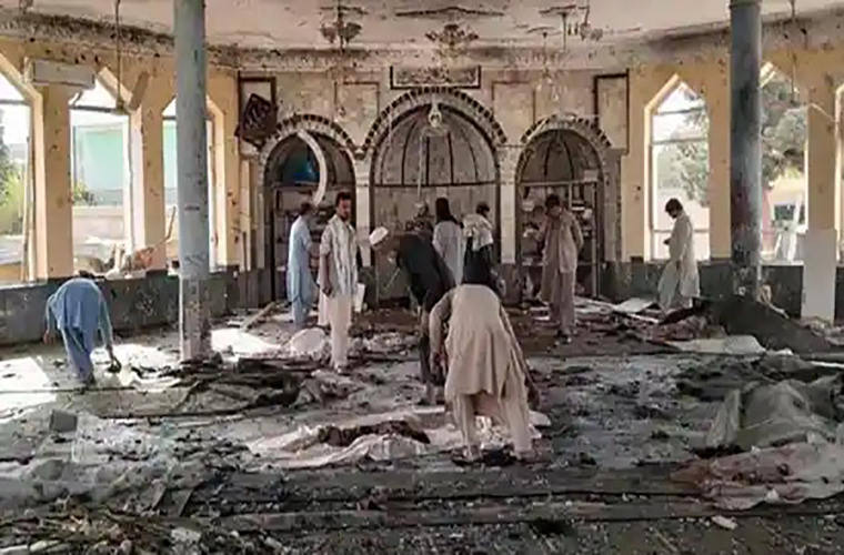 At least 32 Shia Muslims killed in blast during Friday prayers in Kandahar