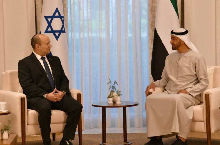 Israeli PM Meets UAE Crown Prince, Iran on  Agenda