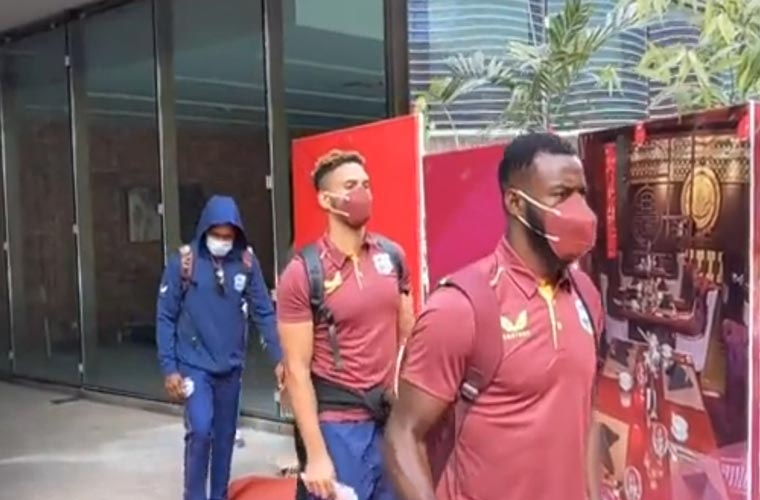 West Indies cricket team arrives in Pakistan