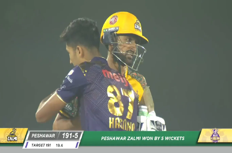 PSL 2022;Peshawar Zalmi beat Quetta Gladiators by five wickets