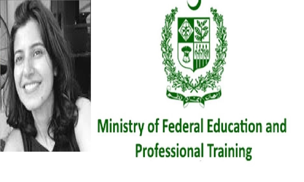 Federal Education Ministry’s Technical Adviser Dr Ayesha Razzaq resigned