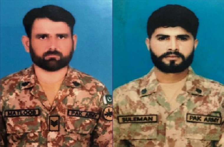 Two soldiers martyrdom in crossfire with terrorists in South Waziristan: ISPR