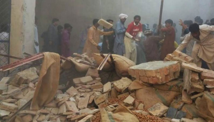 Five people died in Parachinar’s house collapse