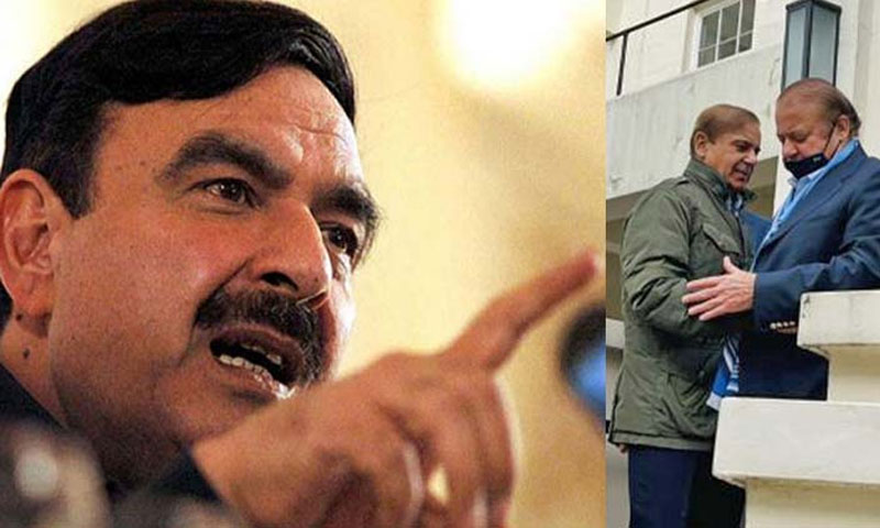 AMLP Leader bashed Sharif brothers for meeting privately in London