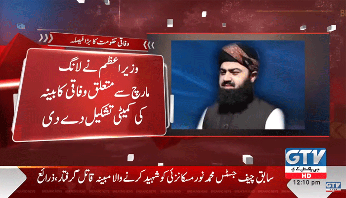 Federal government forms the committee for PTI long march