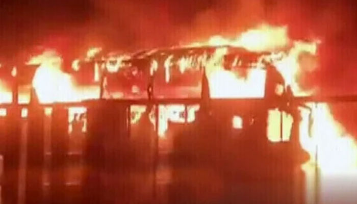 Nooriabad bus-fire case: Police has arrested the bus driver