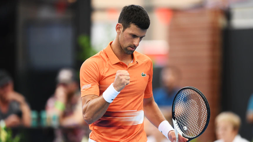 Novak Djokovic gets first win in 2023 in Adelaide International 1 tennis tournament
