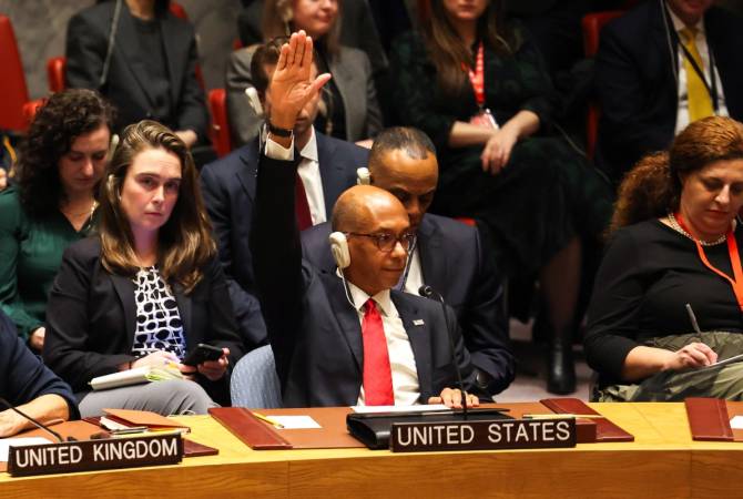 America vetoes ceasefire resolution for Gaza