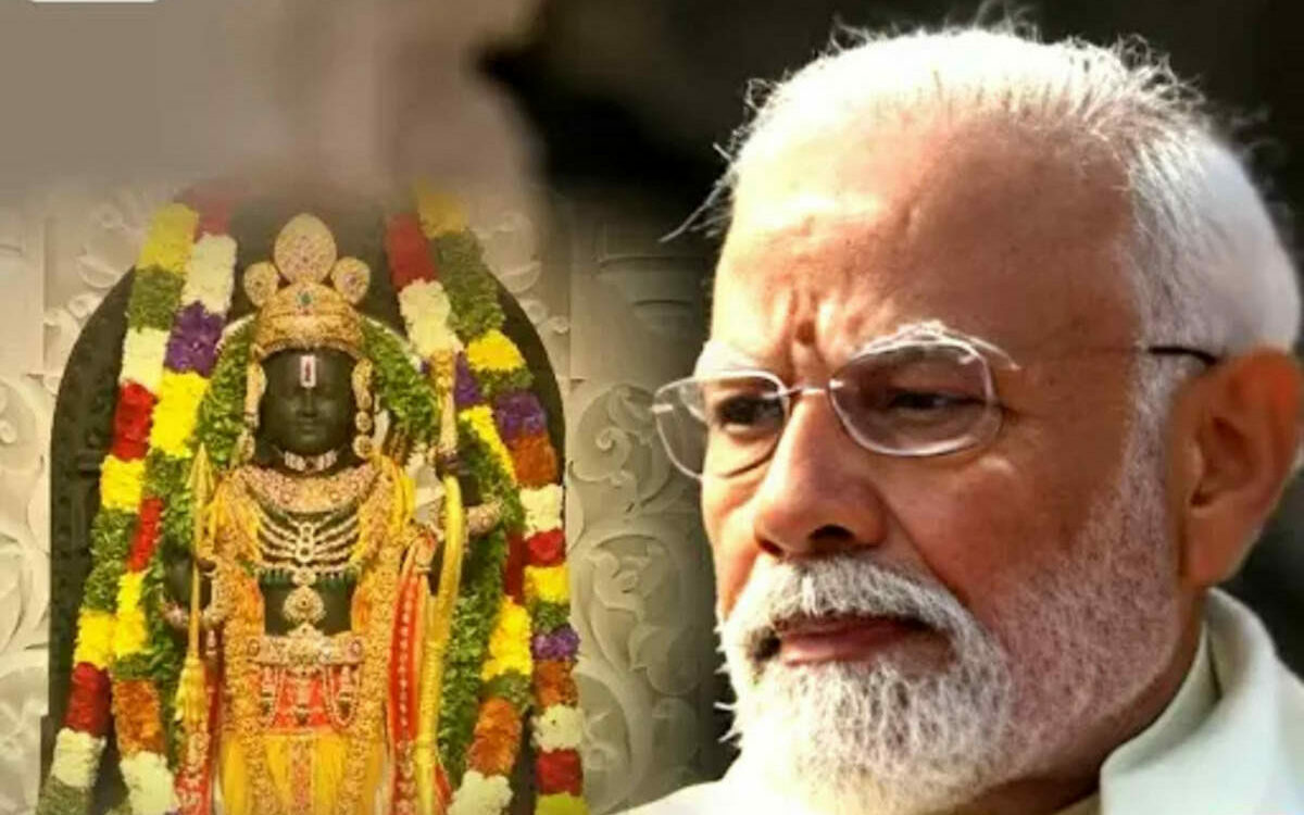 Modi inaugurated Ram Mandir on Babri mosque site