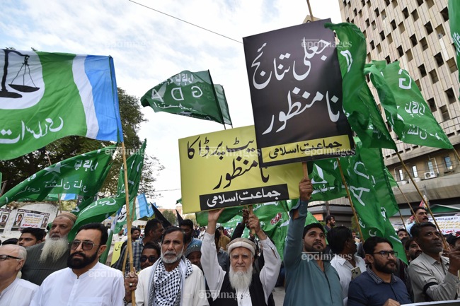 Poll results: JI, GDA, JUI-F to widen scope of protests