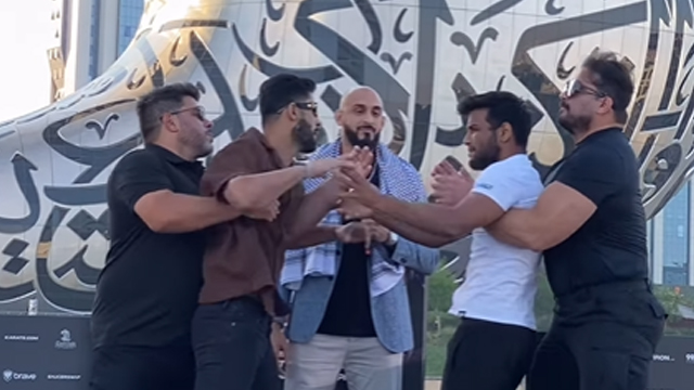 Watch: Pakistan’s Shahzaib slaps Indian opponent