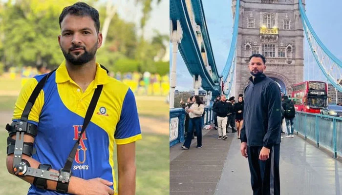 British ortho examines Ihsanullah’s elbow injury