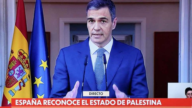 Spain officially recognizes Palestinian state
