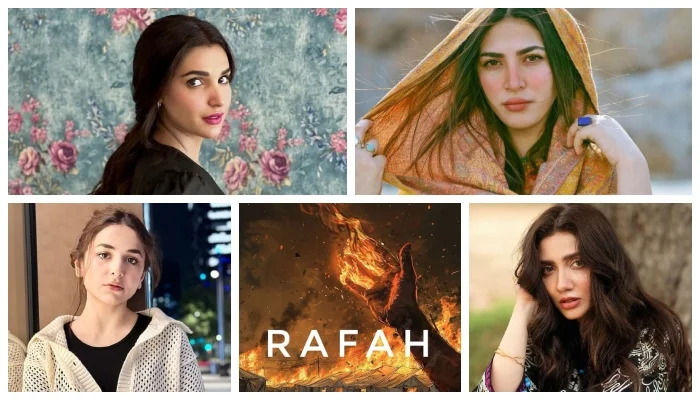 Celebrities strongly slam Israeli aggression in Rafah