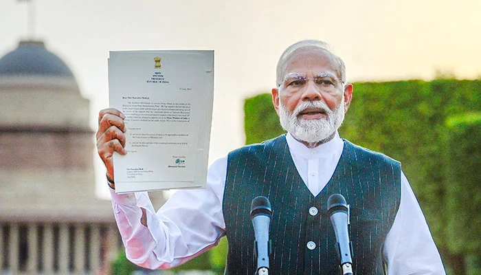 Modi sworn in as India’s PM for record 3rd time