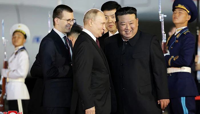 Putin embraces Kim to needle US
