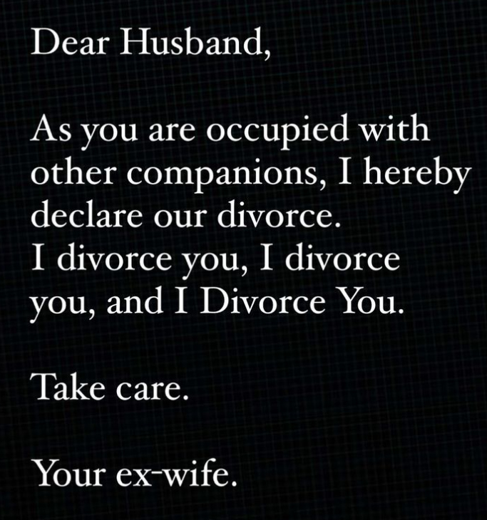 UAE princes ‘divorces’ husband via Instagram post