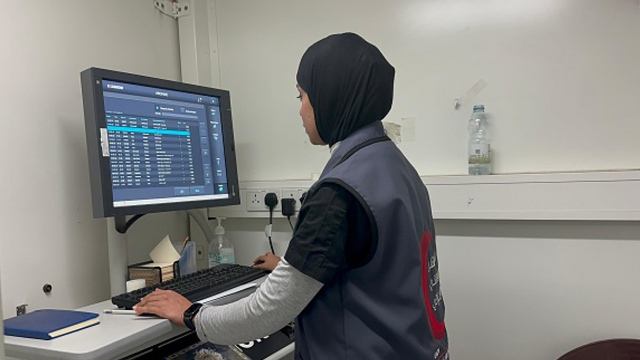 Gaza hospital goes online first time in five months