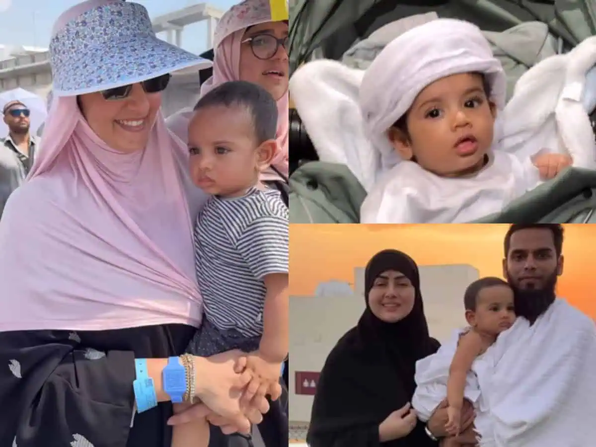 Ex-Bollywood actress Sana Khan releases son’s first video after birth