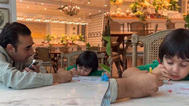 Bilawal Bhutto spends time with nephew Mir Hakim, video goes viral