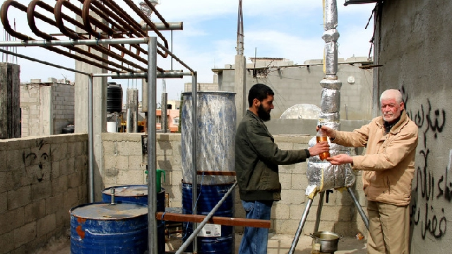 Palestinians produce diesel from plastic waste to tackle fuel shortage in Gaza