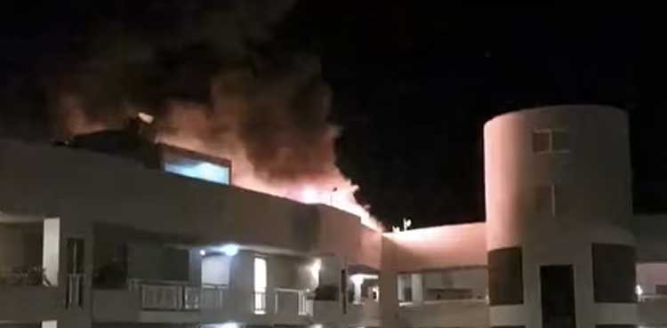 Watch: Pilot killed after stolen helicopter crashes on hotel roof