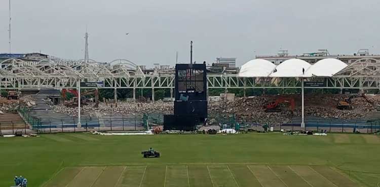 Watch: PCB begins renovation work at National Stadium Karachi