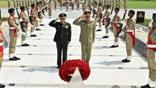 COAS Asim Munir discusses regional security with Chinese commander